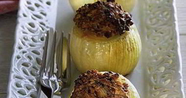 Рецепт Лука, фаршированного мясом с травами