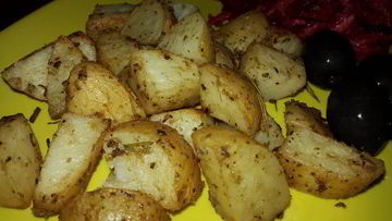 Рецепт Молодого картофеля, запеченного с домашней горчицей и розмарином