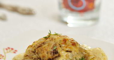 Рецепт Патиссонов, фаршированных мясом и грибами