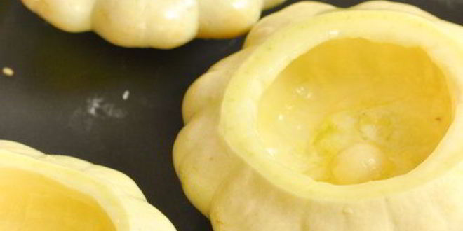 Рецепт патиссонов, фаршированных мясом и грибами