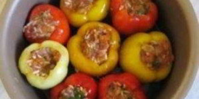 Рецепт перца фаршированного в мультиварке