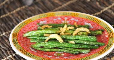 Рецепт Спаржевой фасоли жареной