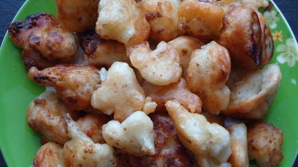 Как приготовить цветную капусту в пивном кляре