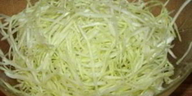 Рецепт тушеной капусты без масла