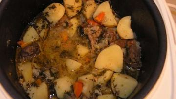 Рецепт Тушеной картошки с бараниной в мультиварке