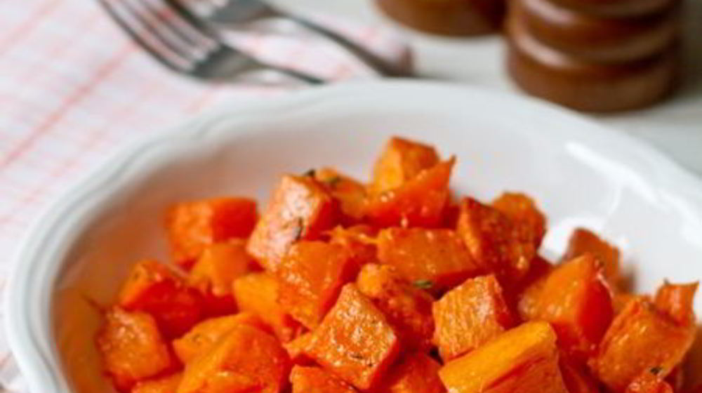 Как приготовить запеченную тыкву с тимьяном