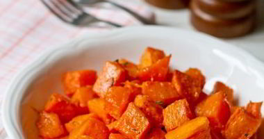 Рецепт Запеченной тыквы с тимьяном