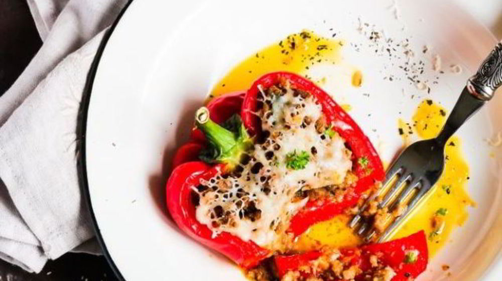 Как приготовить запеченный перец с фаршем