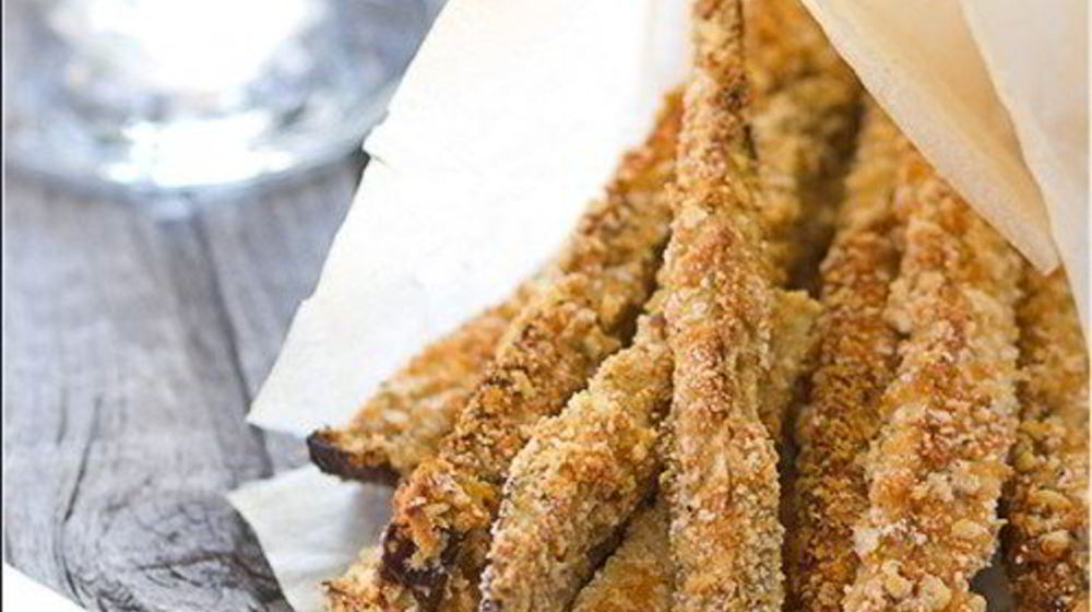 Как приготовить запеченные баклажанные палочки