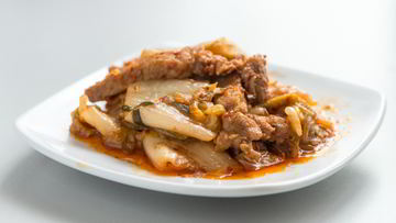Рецепт Жареной кимчи со свининой