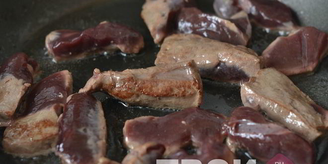 Рецепт говяжьей печени под сыром