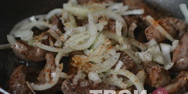 Рецепт говяжьей печени под сыром