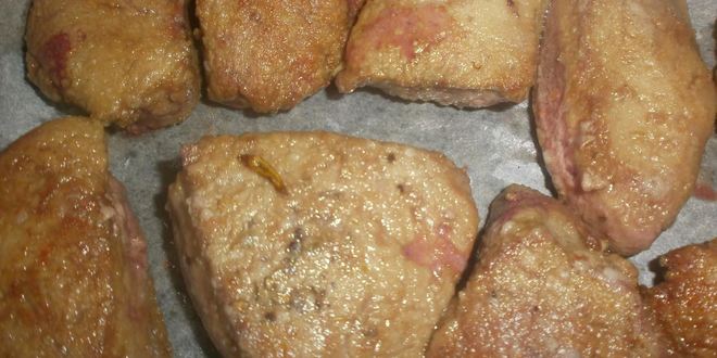 Рецепт говяжьей печени с яблоками и луком по-берлински