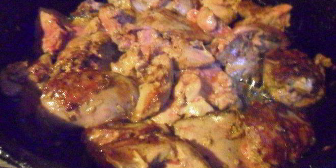 Рецепт куриной печени со специями