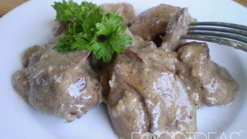 Рецепт Куриной печени в сметане в мультиварке
