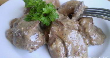 Рецепт Куриной печени в сметане в мультиварке