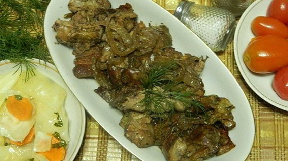 Как приготовить куриную печень, запеченную в фольге