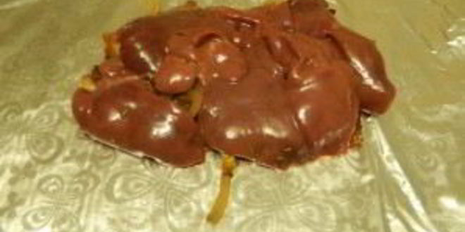 Рецепт куриной печени, запеченной в фольге