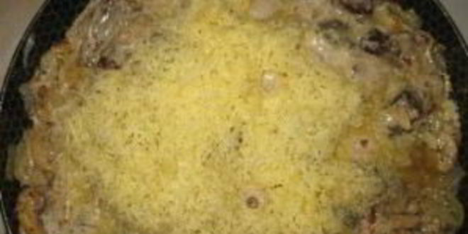 Рецепт печени говяжья, тушенная в сметане