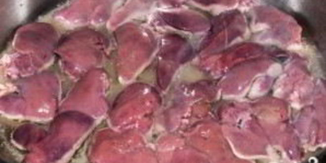 Рецепт печени индейки с яблоками