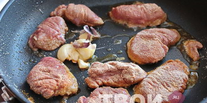 Рецепт печени кролика