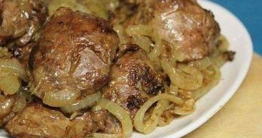 Рецепт Печени куриной жареной с луком