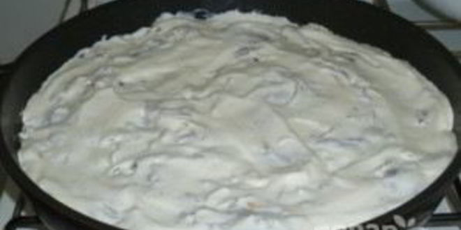 Рецепт печени куриной, жаренной со сметаной