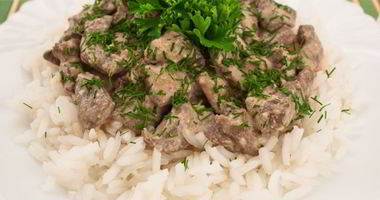 Рецепт Печени по-строгановски