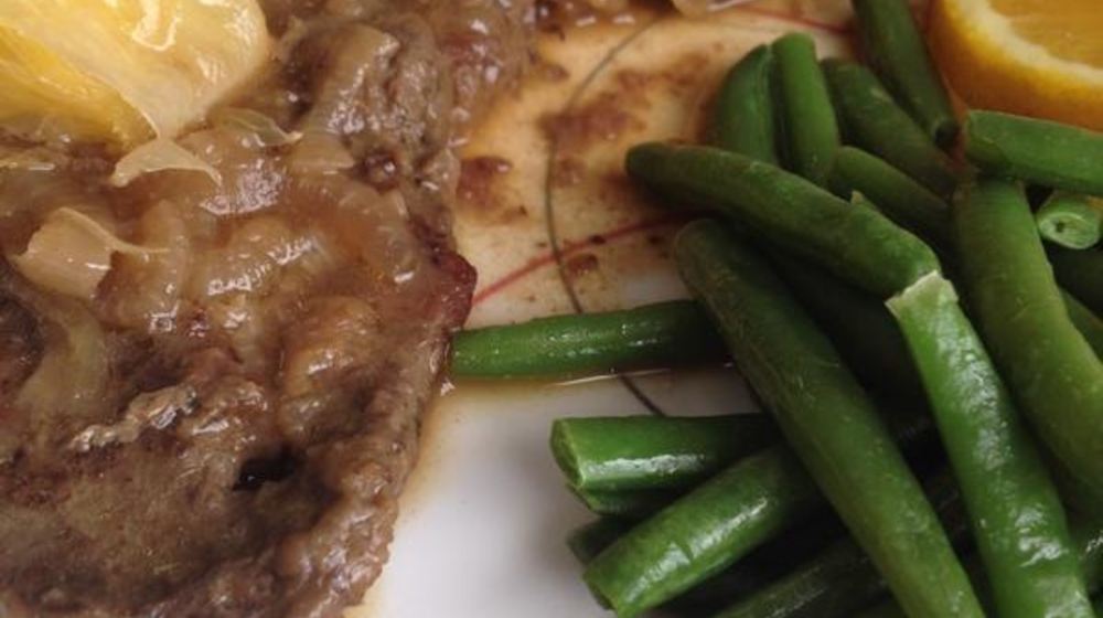 Как приготовить печень с апельсинами