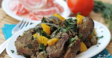 Рецепт Печени с овощами