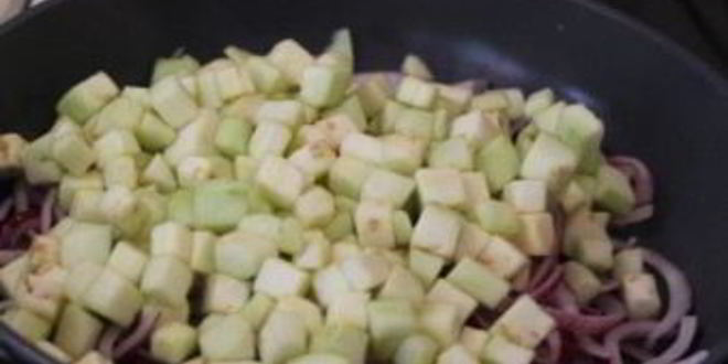 Рецепт печени с овощами