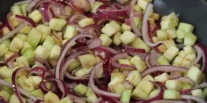 Рецепт печени с овощами