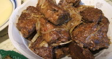 Рецепт Печени в крахмале