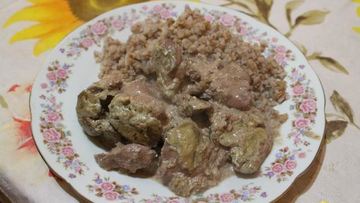 Рецепт Печени в сливочном соусе