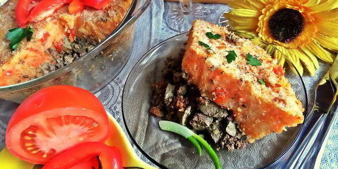 Рецепт печенки под овощной шубкой
