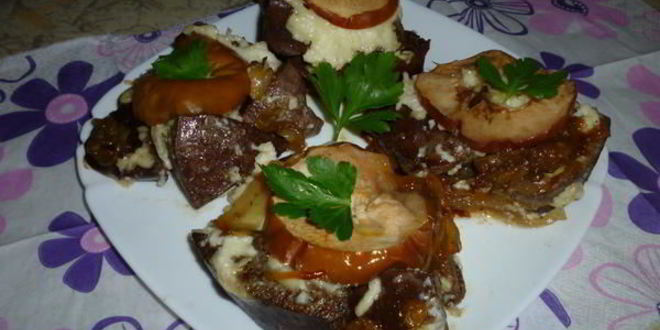 Рецепт печенки с характером