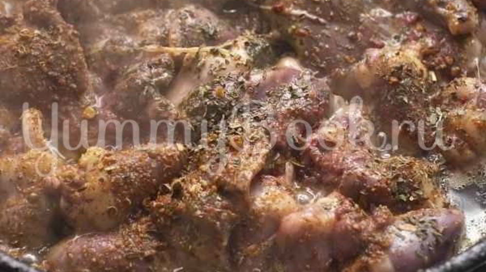 Как приготовить сердечки и печень куриные в пряном медовом соусе