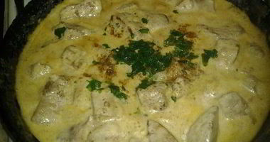 Рецепт Свиной печени в сметане