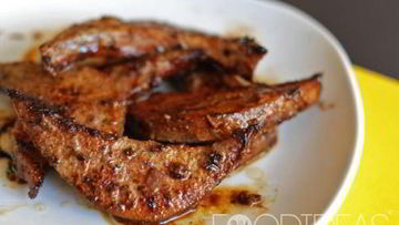 Рецепт Вкусной свиной печени