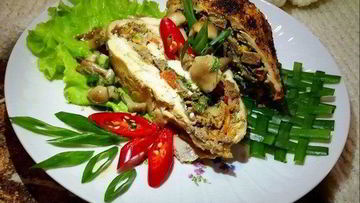 Рецепт Запеченных куриных грудок с печенью