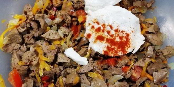 Рецепт запеченных куриных грудок с печенью