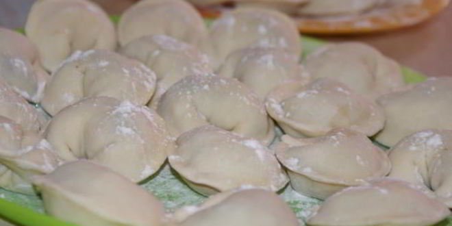 Рецепт пельменей с сухими грибами и яйцом