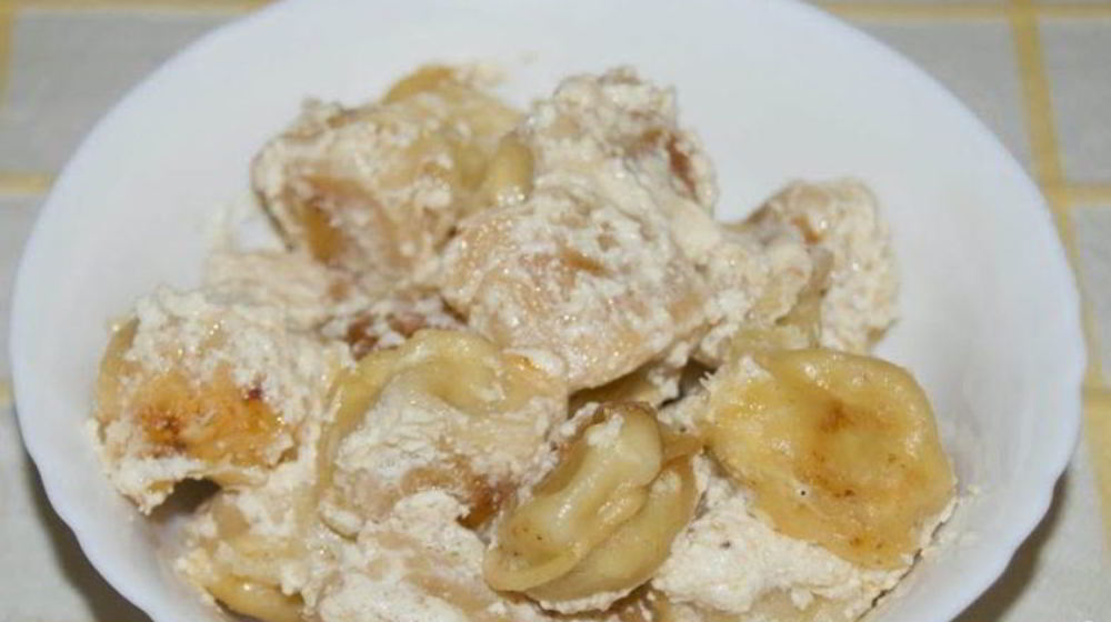 Как приготовить пельмени с сулугуни