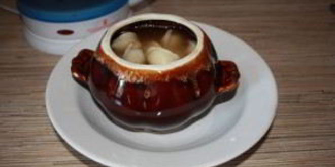 Рецепт пельменей в горшочках в микроволновке