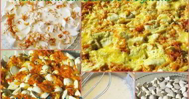 Рецепт Пельменей запеченных в духовке с сыром и овощами