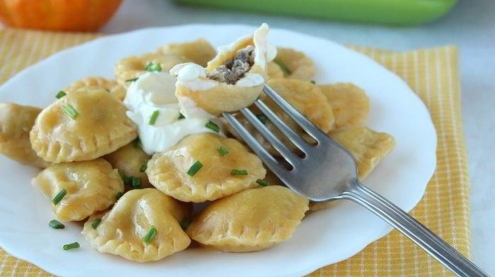 Как приготовить пельмешки из тыквенного теста