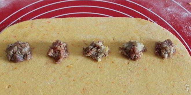 Рецепт пельмешков из тыквенного теста