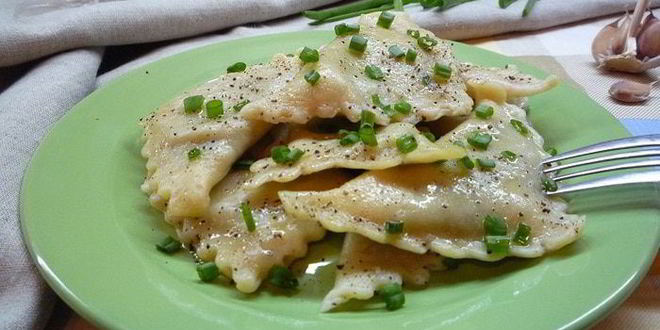 Рецепт постных пельменей с кабачками