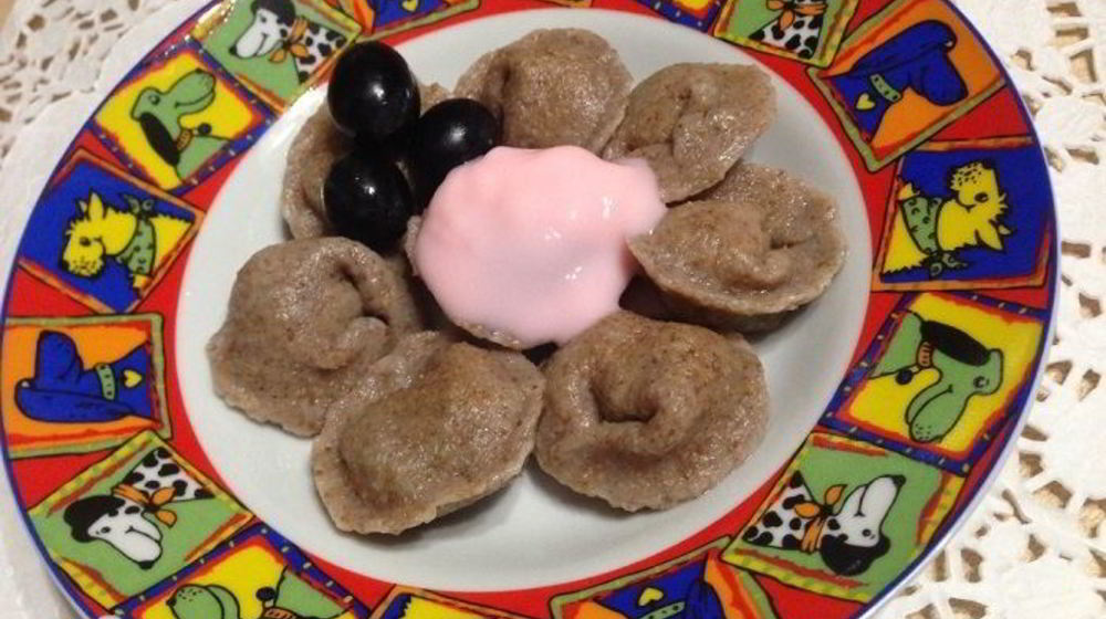 Как приготовить пп-пельмени с виноградом