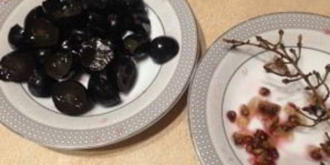 Рецепт пп-пельменей с виноградом